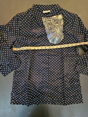 Vintage Susan Graver Polka Dot Blouse